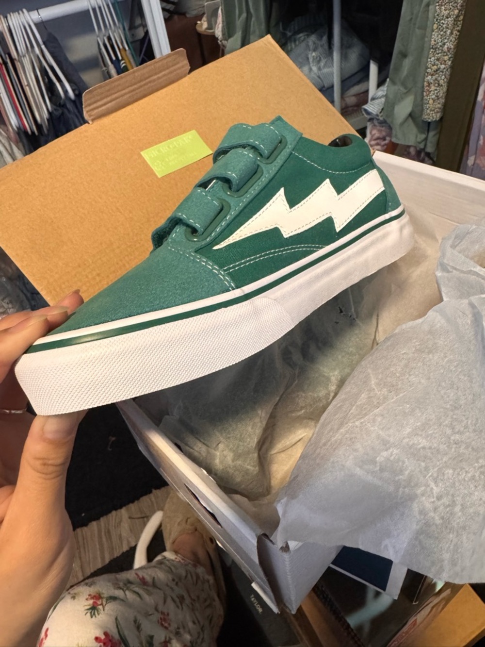 Revenge x Storm Green Velcro
Strap Size 8 Brand New